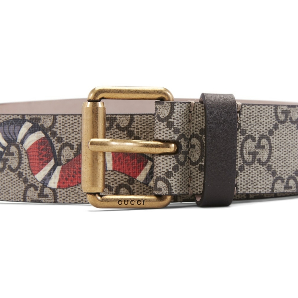 Gucci supreme kingsnake mens belt size 80/32